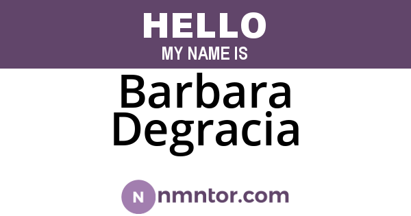 Barbara Degracia