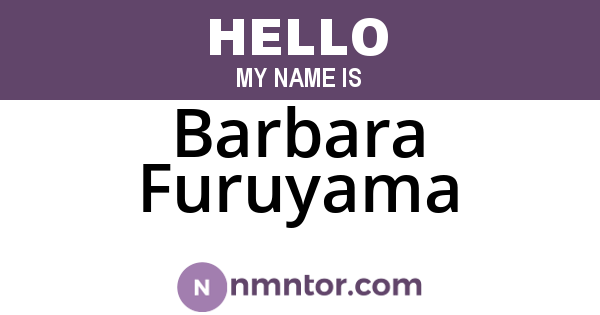 Barbara Furuyama