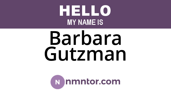 Barbara Gutzman