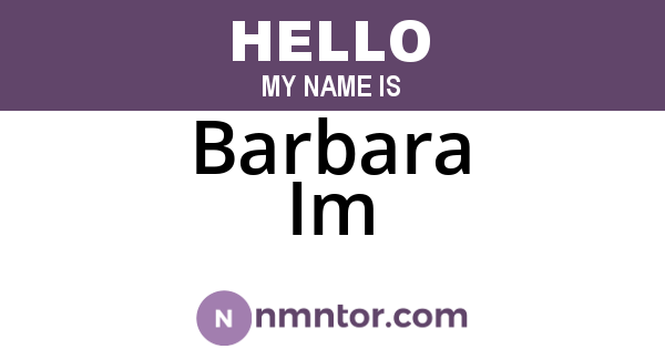 Barbara Im