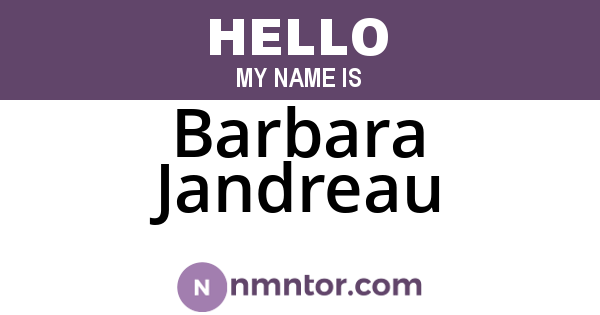 Barbara Jandreau