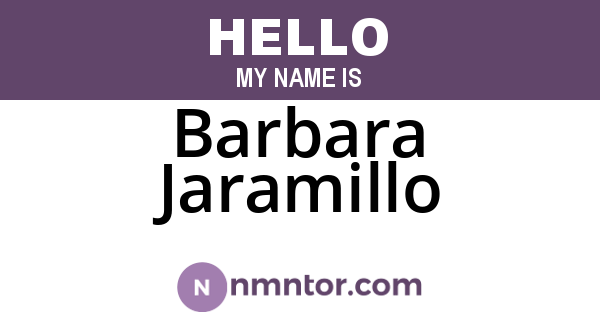Barbara Jaramillo