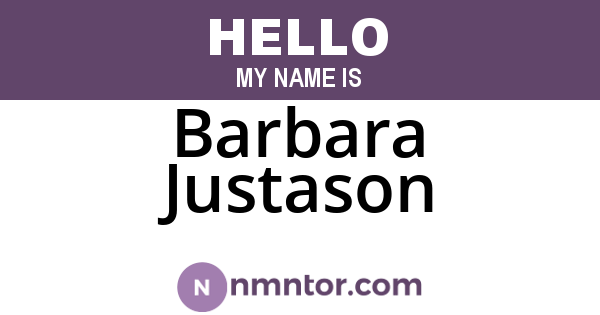 Barbara Justason