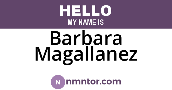 Barbara Magallanez
