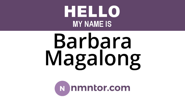 Barbara Magalong