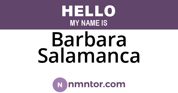 Barbara Salamanca