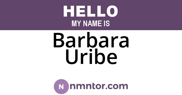 Barbara Uribe