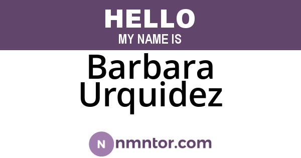 Barbara Urquidez