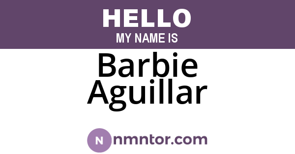 Barbie Aguillar