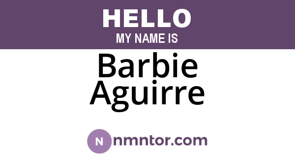 Barbie Aguirre