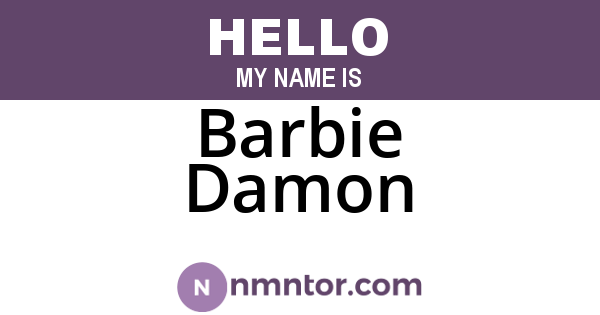 Barbie Damon