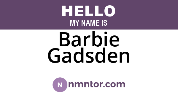Barbie Gadsden