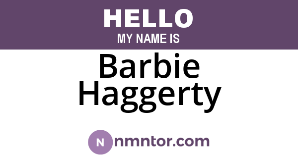Barbie Haggerty