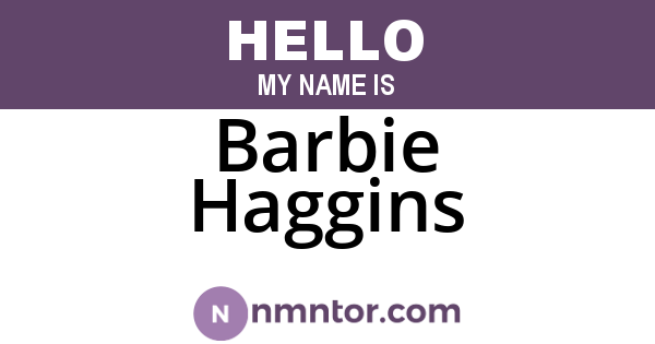 Barbie Haggins