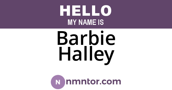 Barbie Halley