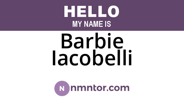 Barbie Iacobelli