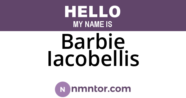 Barbie Iacobellis
