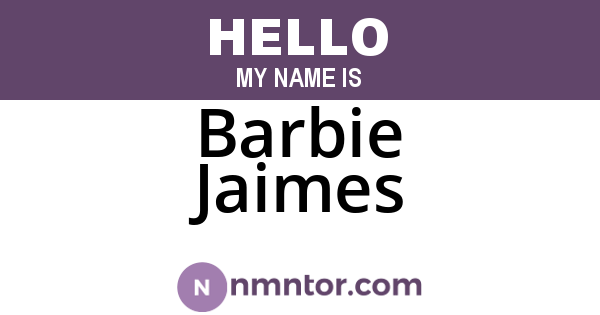 Barbie Jaimes