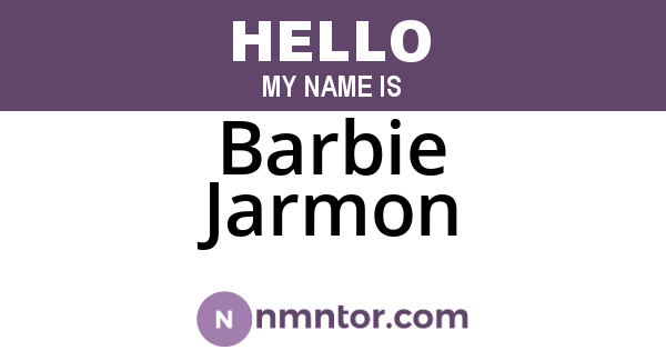 Barbie Jarmon