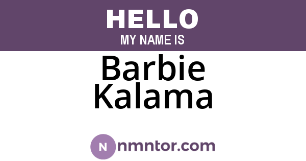 Barbie Kalama