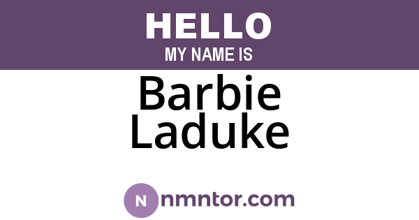 Barbie Laduke
