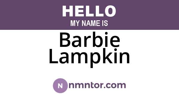 Barbie Lampkin