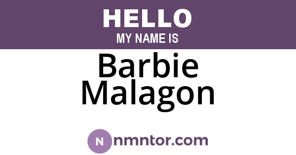 Barbie Malagon