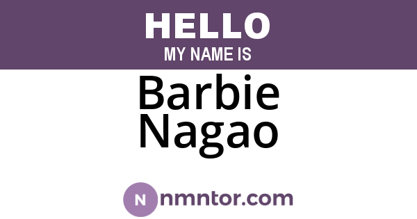 Barbie Nagao