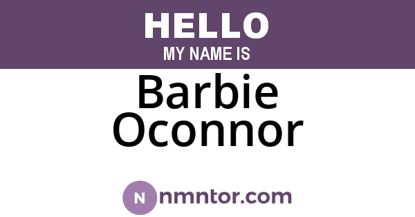 Barbie Oconnor