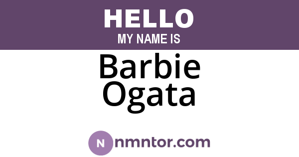 Barbie Ogata