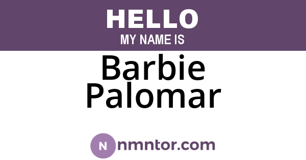 Barbie Palomar