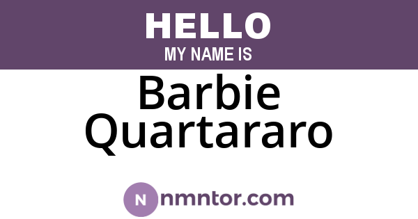 Barbie Quartararo