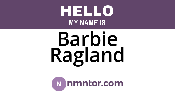 Barbie Ragland