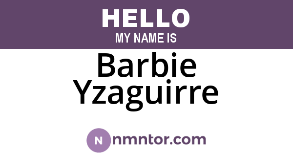 Barbie Yzaguirre