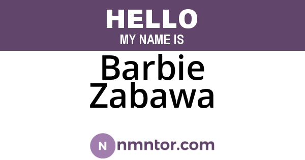 Barbie Zabawa