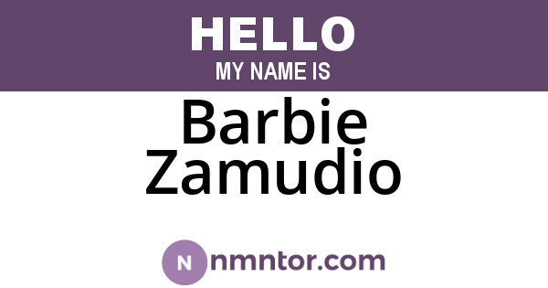 Barbie Zamudio