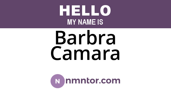 Barbra Camara