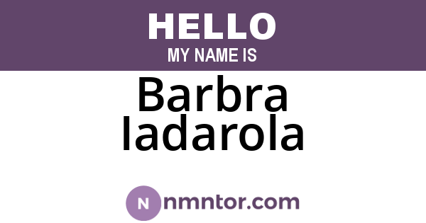 Barbra Iadarola