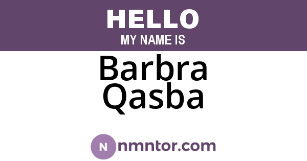 Barbra Qasba
