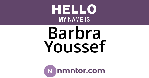 Barbra Youssef
