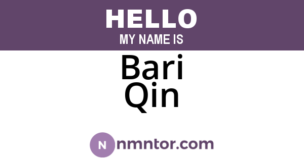 Bari Qin