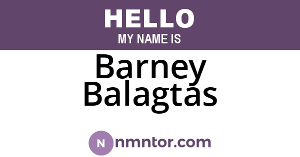Barney Balagtas
