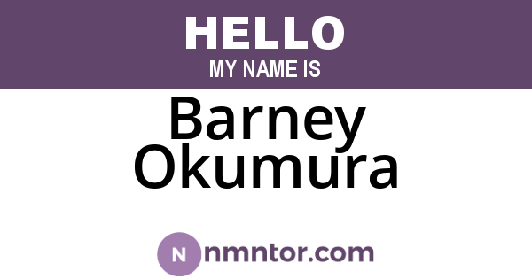 Barney Okumura