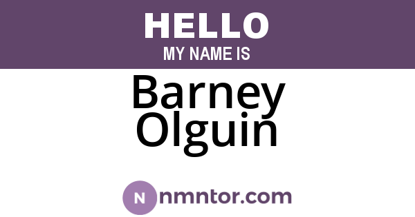 Barney Olguin
