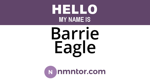 Barrie Eagle