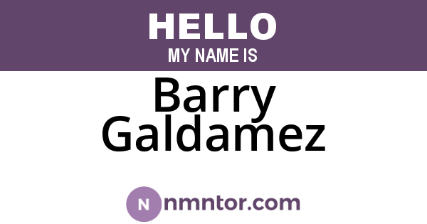 Barry Galdamez