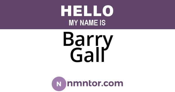 Barry Gall