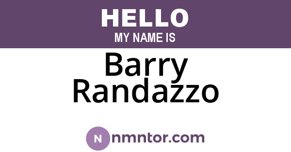 Barry Randazzo