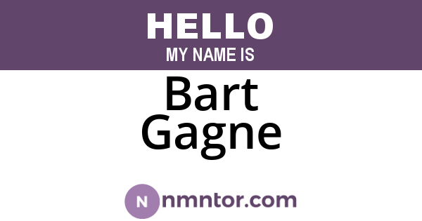 Bart Gagne