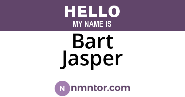 Bart Jasper